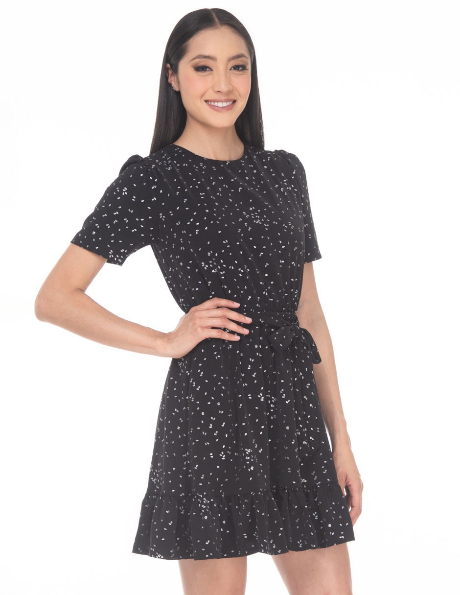 Vestido corto casual Sarah Bustani Otoño - Invierno 2025 para mujer