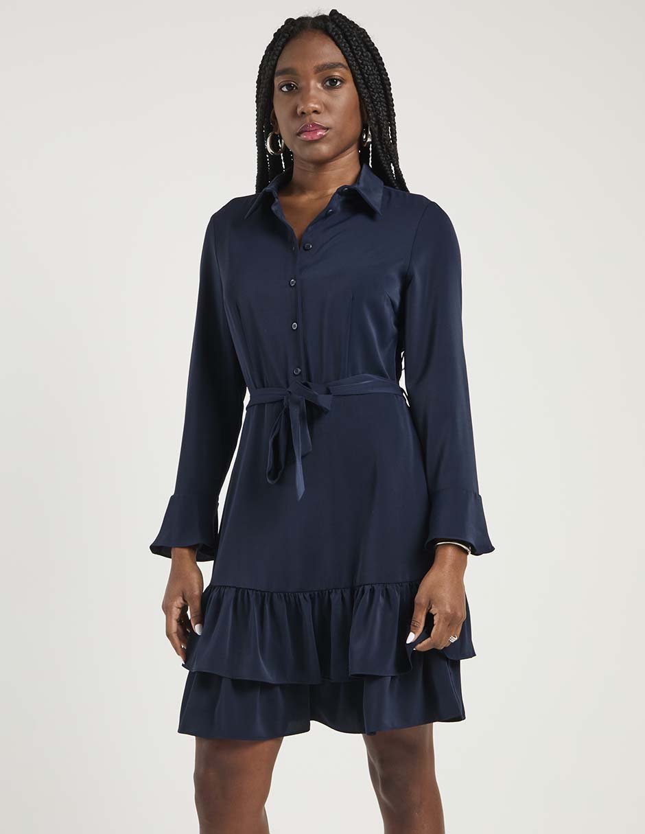 Vestido a la rodilla casual para mujer 1