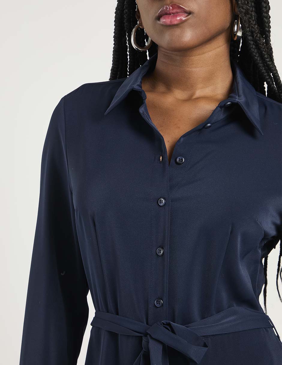 Vestido a la rodilla casual para mujer 9