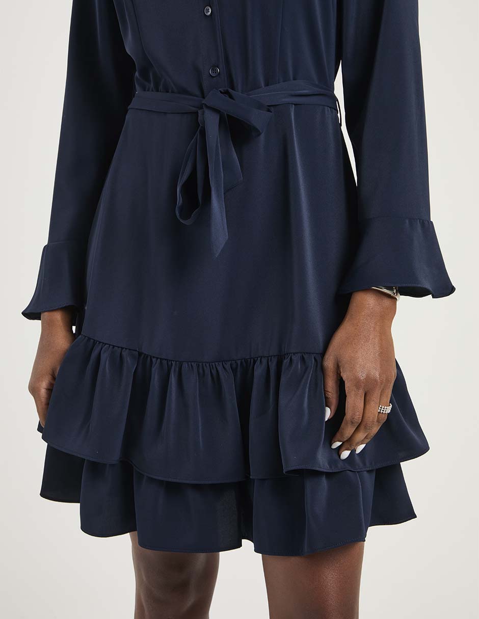 Vestido a la rodilla casual para mujer 10