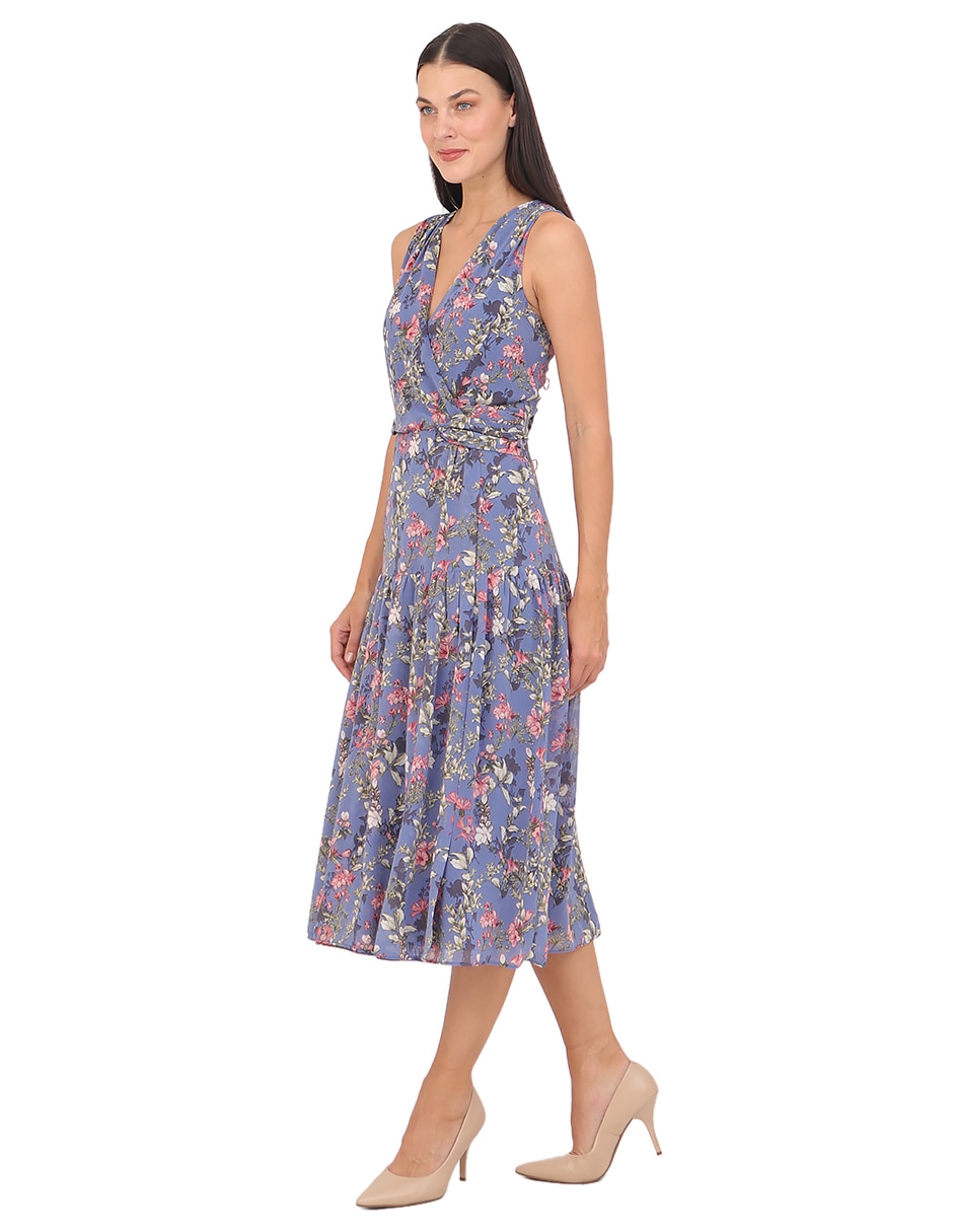 Vestido midi casual rue de la paix para mujer