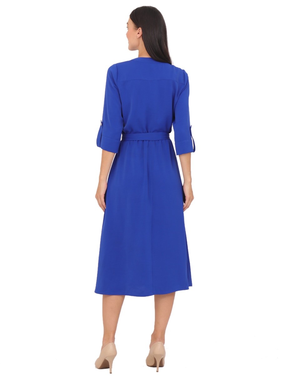 Vestido midi casual rue de la paix para mujer