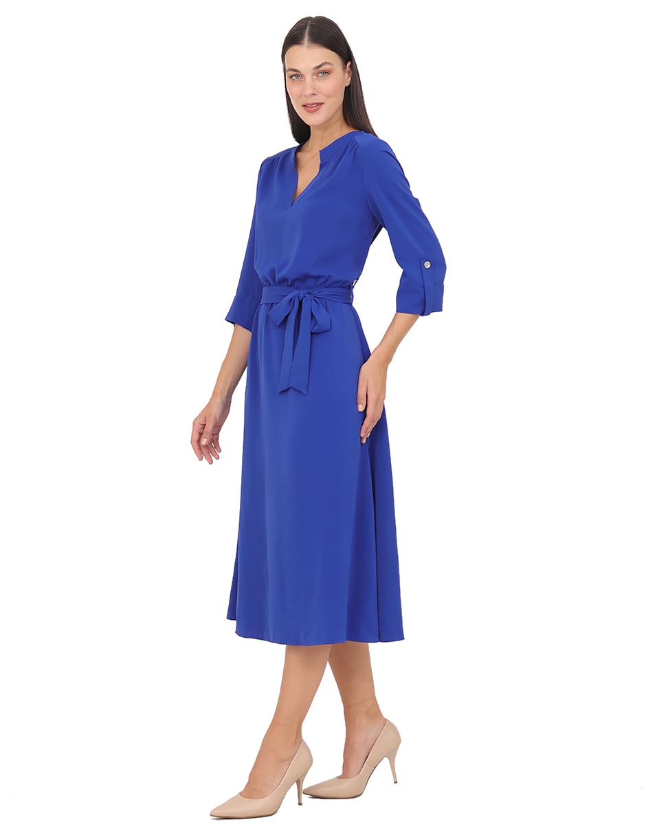 Vestido midi casual rue de la paix para mujer