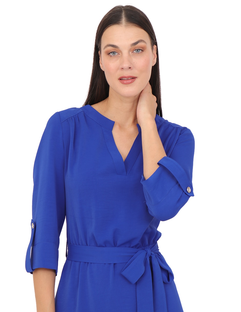 Vestido midi casual rue de la paix para mujer