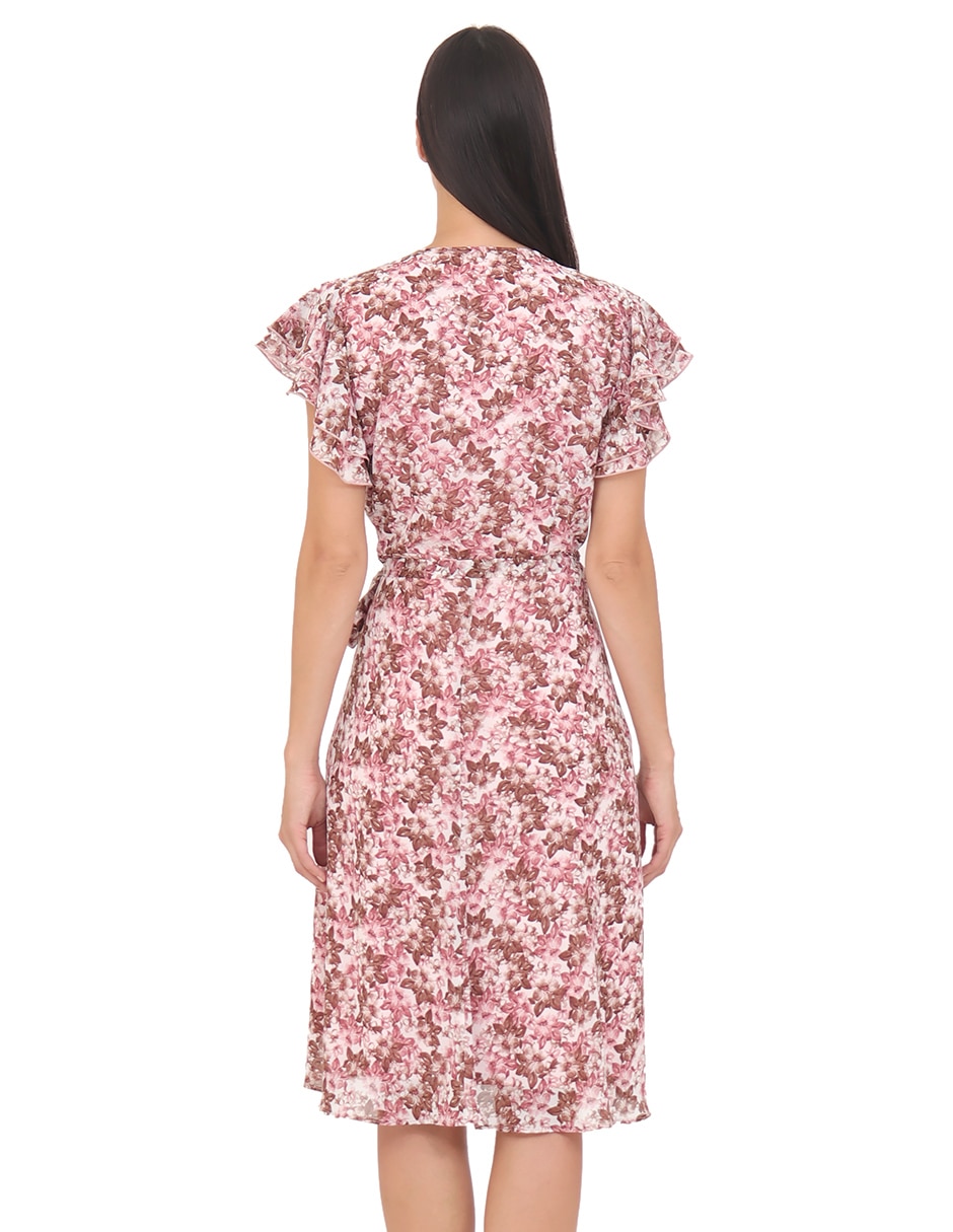 Vestido a la rodilla casual rue de la paix para mujer