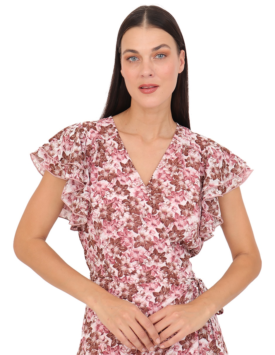 Vestido a la rodilla casual rue de la paix para mujer