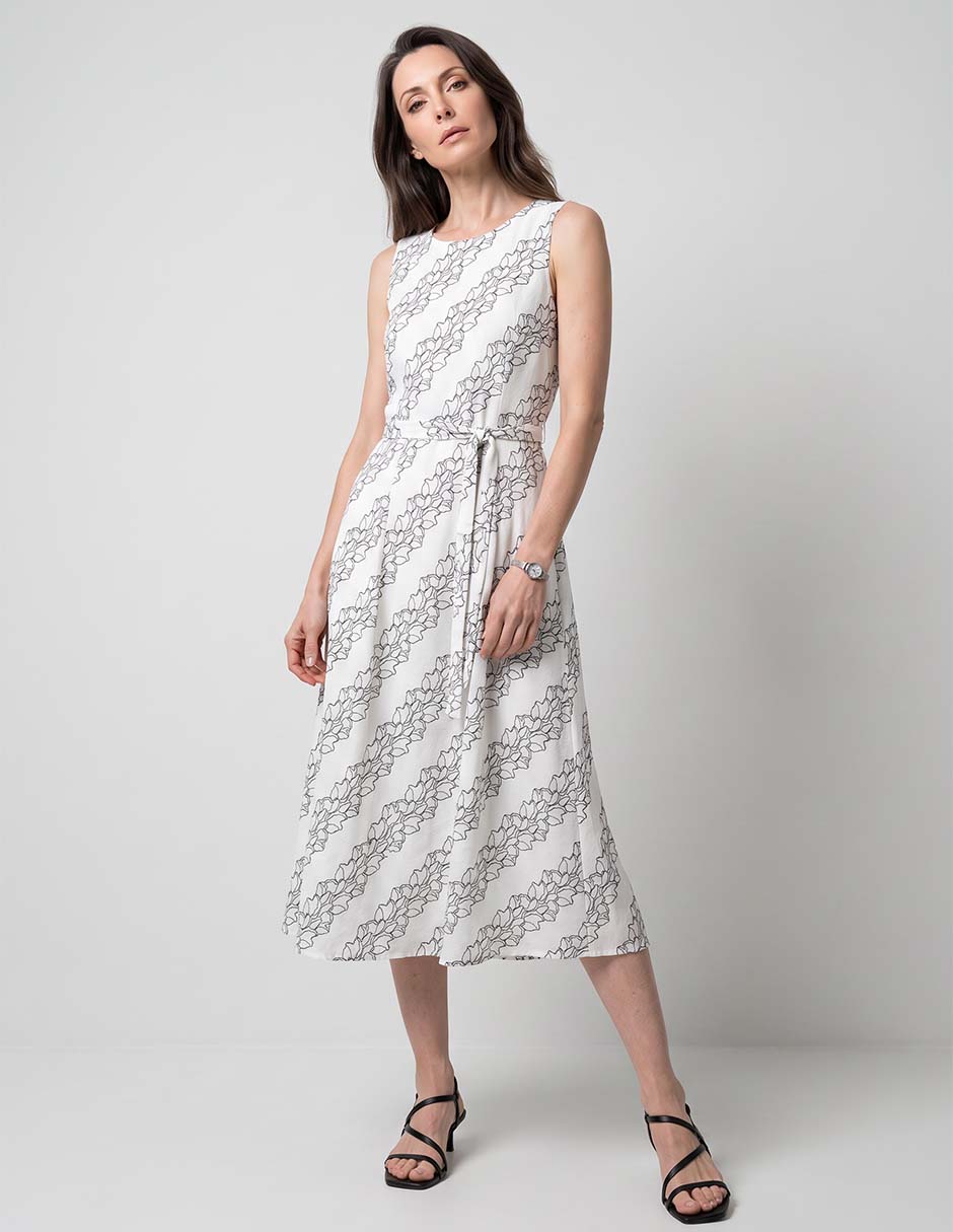 Vestido midi casual para mujer