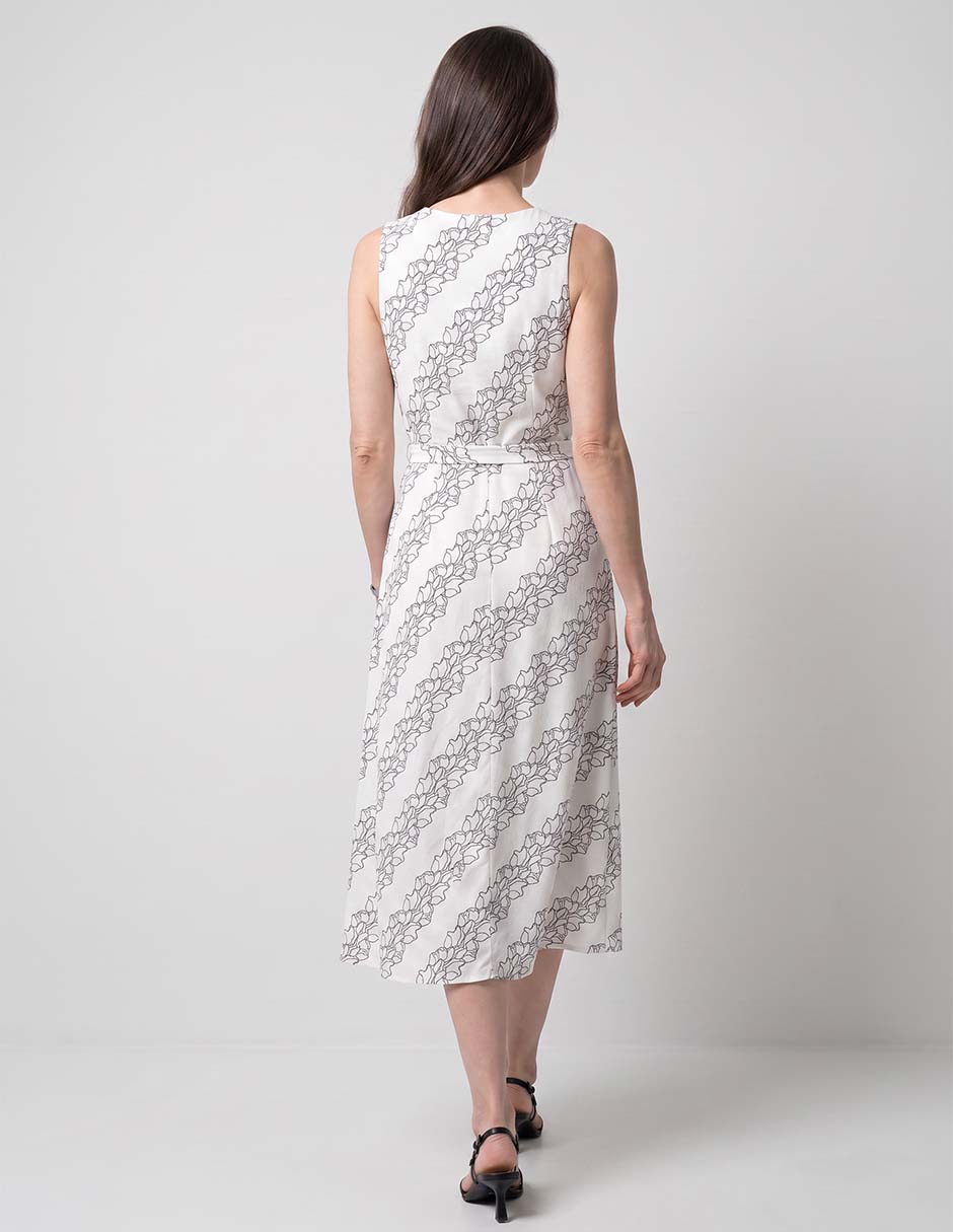 Vestido midi casual para mujer