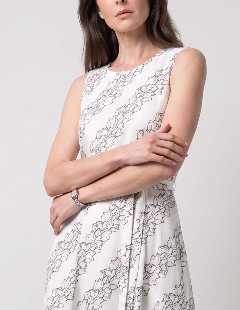 Vestido midi casual para mujer