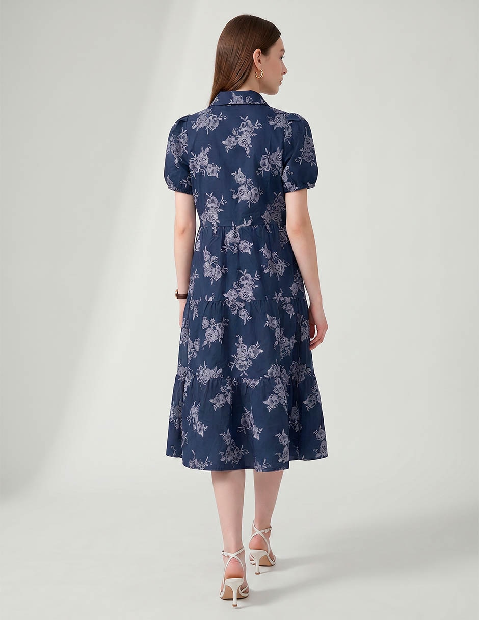 Vestido arriba rodilla casual para mujer 3