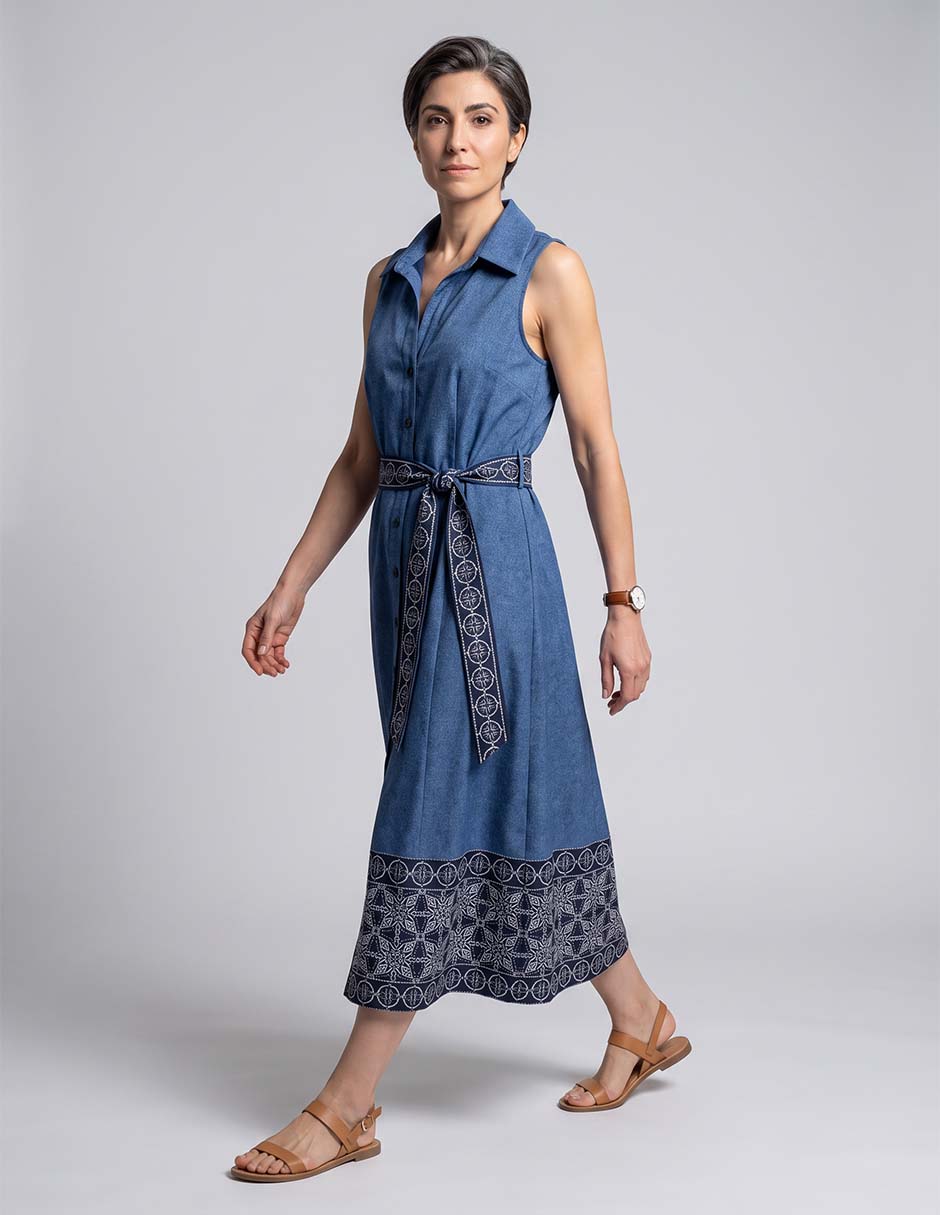 VESTIDO CAMISERO CONNECTED F3397L