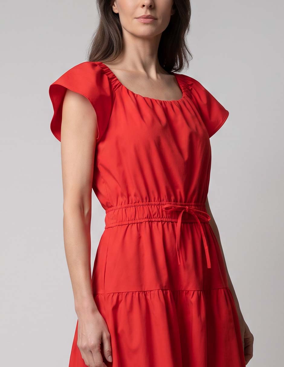Vestido midi casual connected para mujer