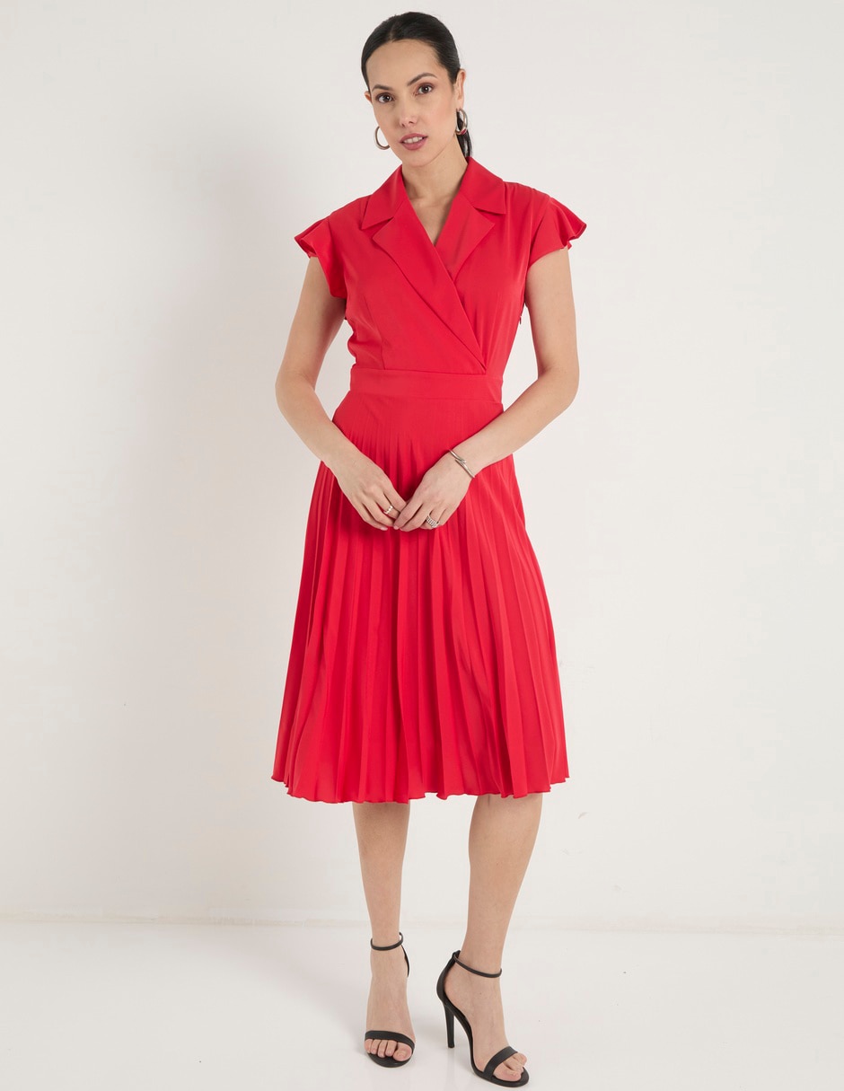 Vestido a la rodilla casual para mujer