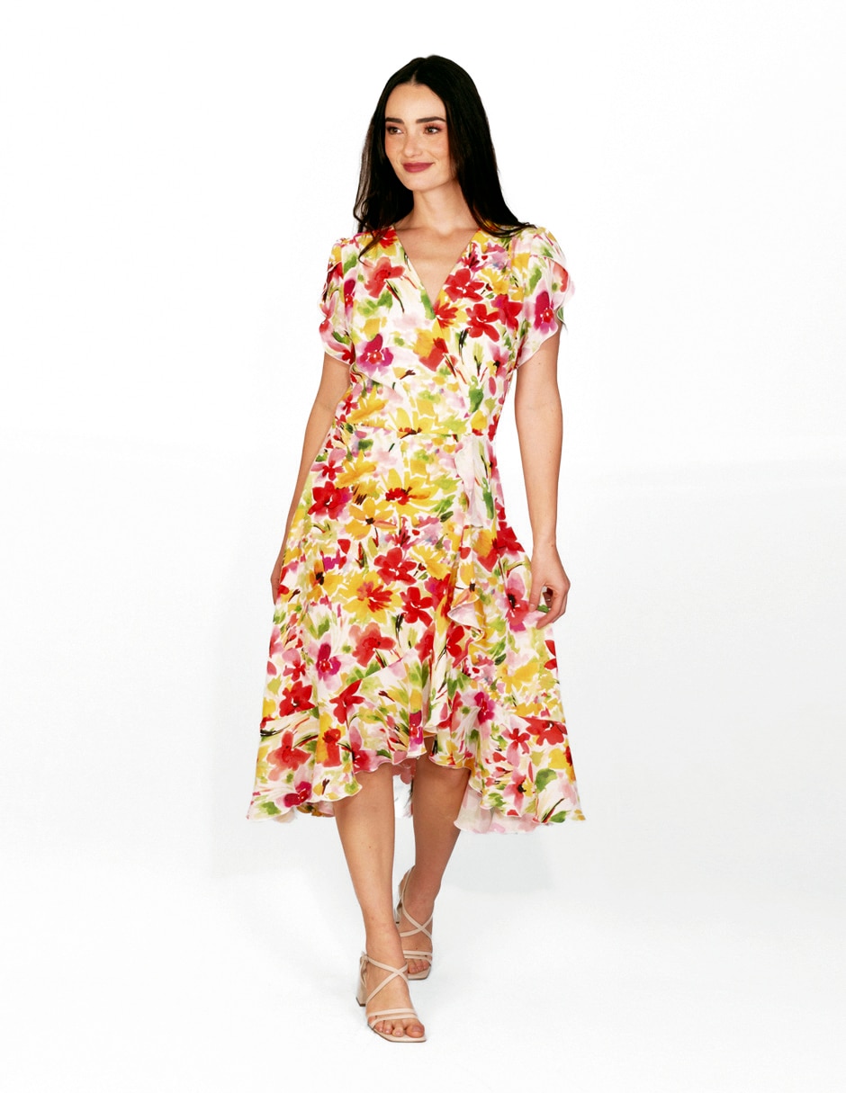 Vestido midi casual para mujer Vestido midi casual para mujer