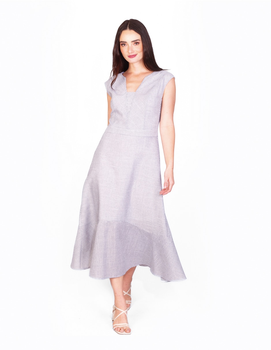 Vestido largo casual para mujer