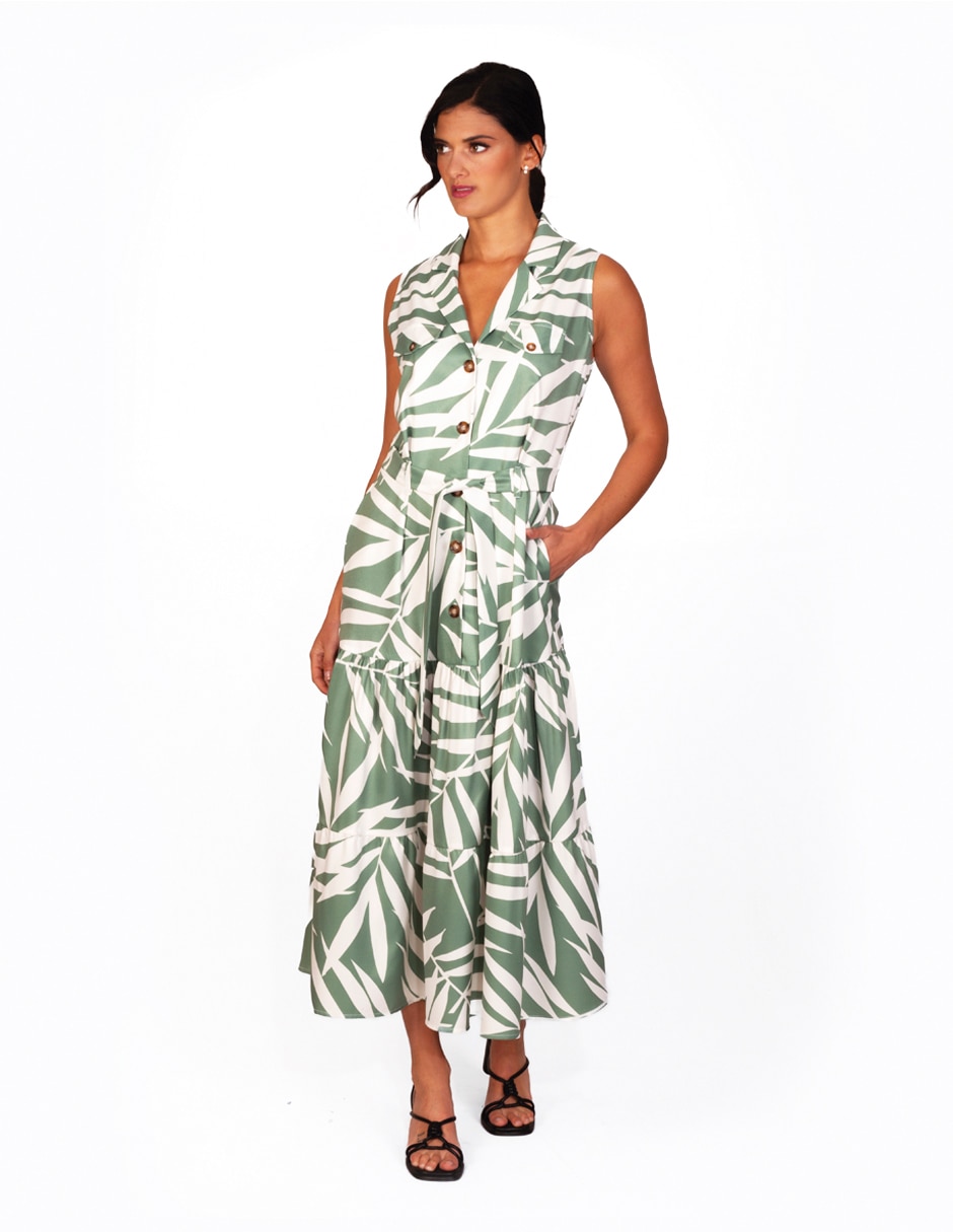 Vestido midi casual para mujer