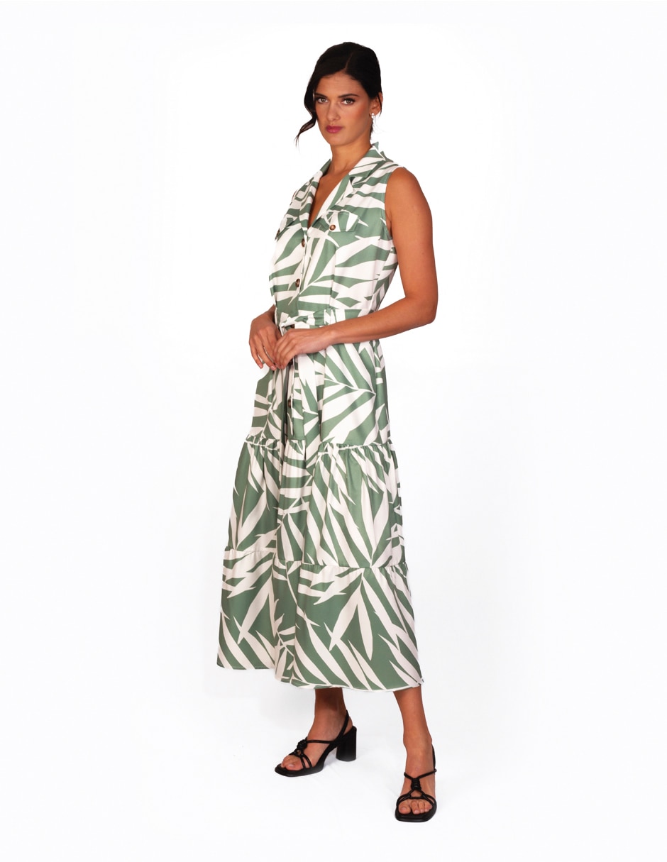 Vestido midi casual para mujer