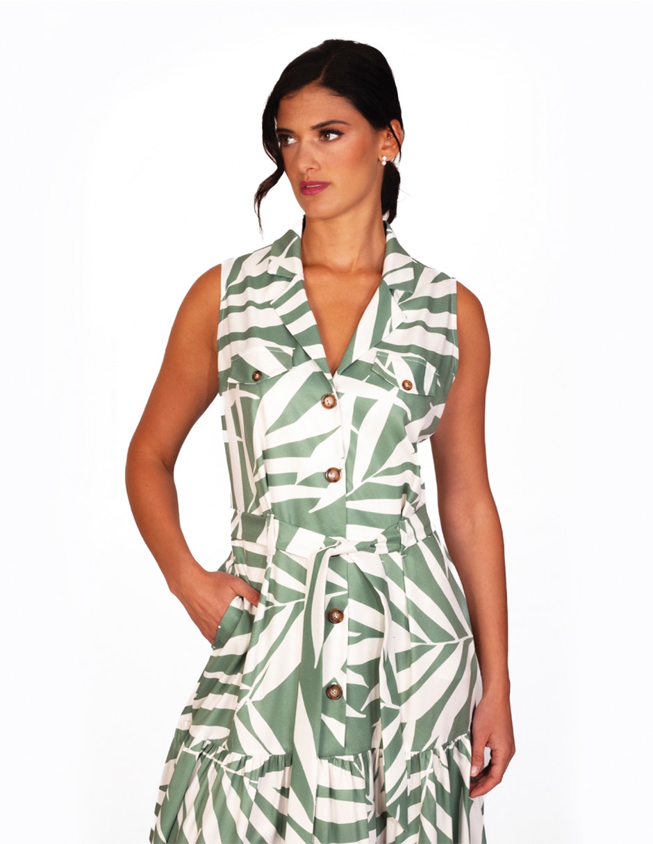 Vestido midi casual para mujer