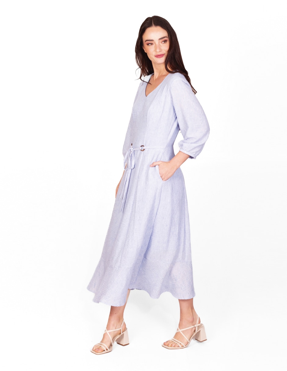 Vestido largo casual para mujer