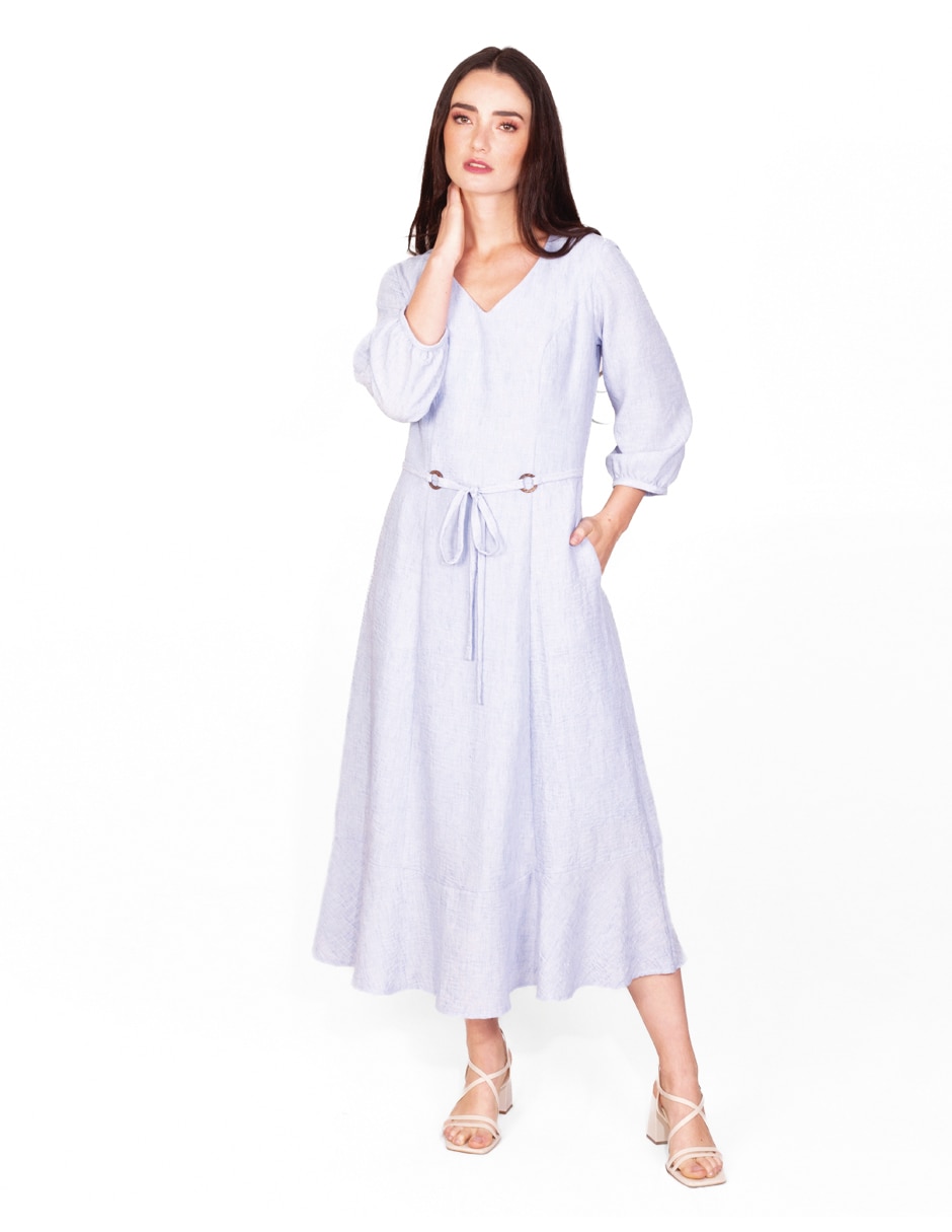 Vestido largo casual para mujer