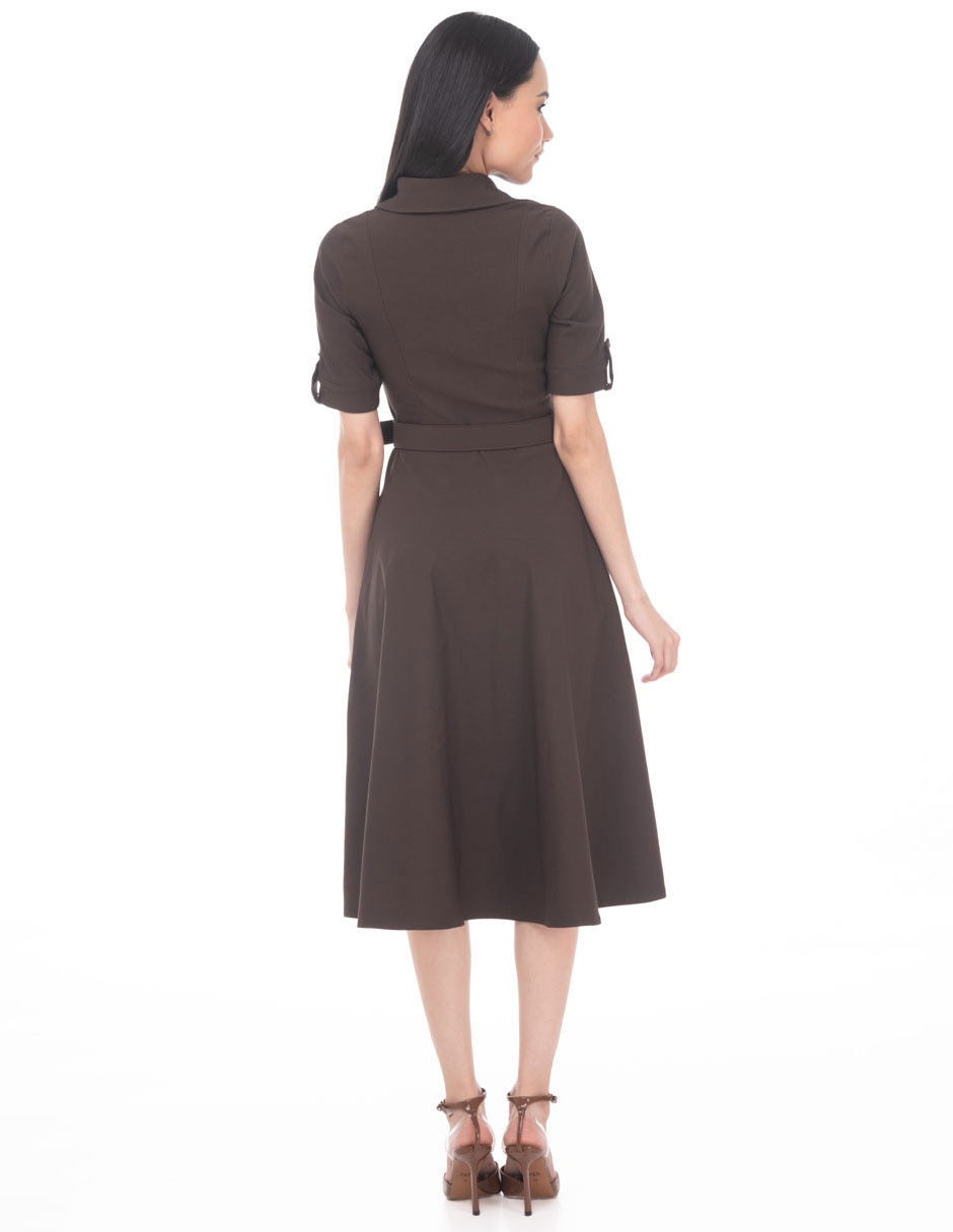 Vestido midi casual para mujer