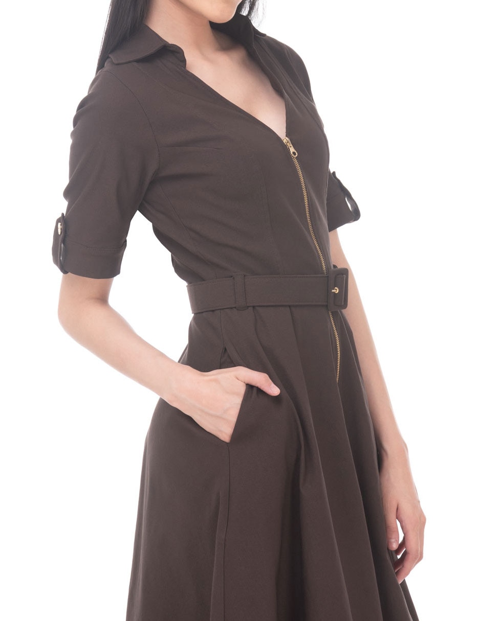 Vestido midi casual para mujer
