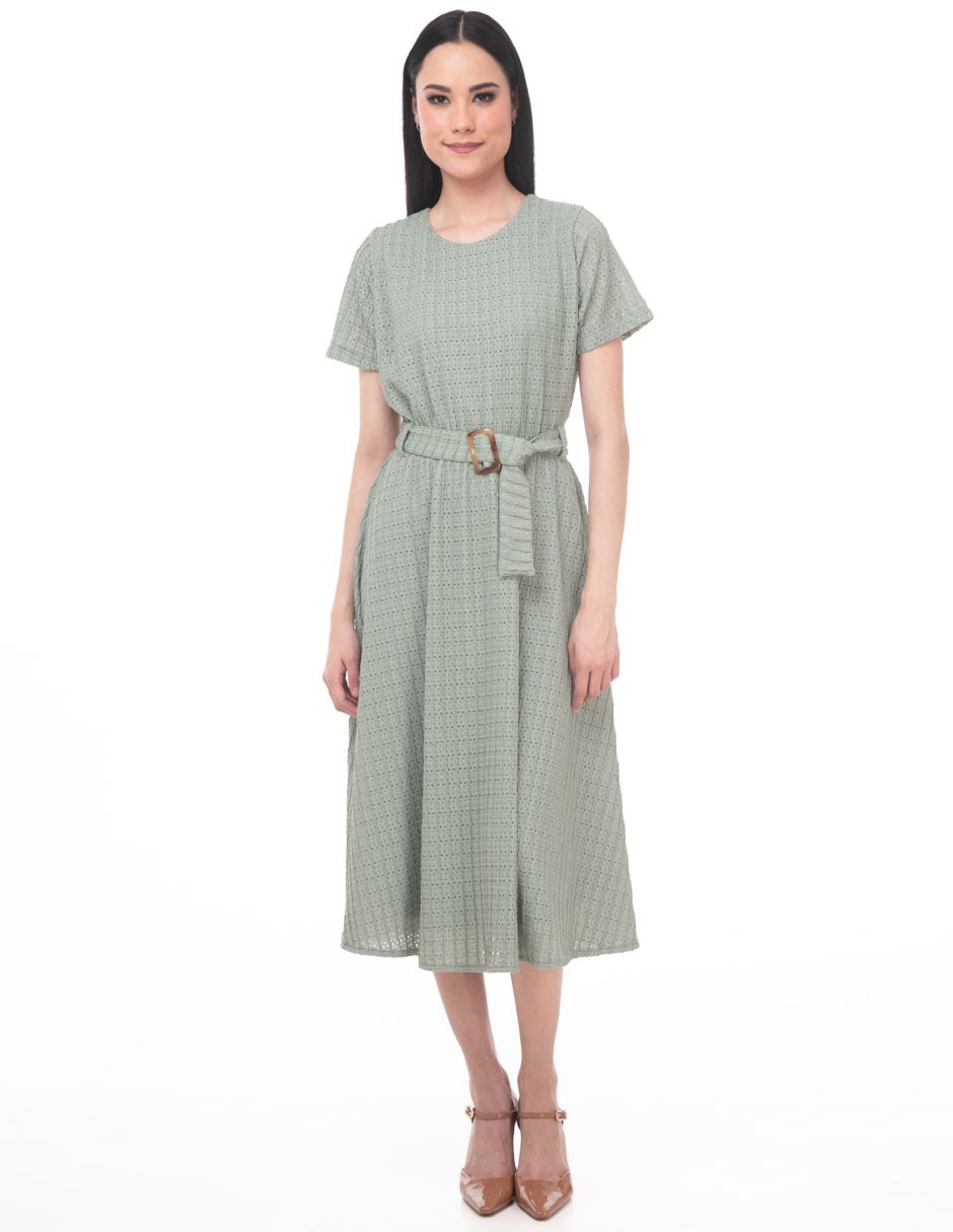 Vestido midi casual Sarah Bustani para mujer