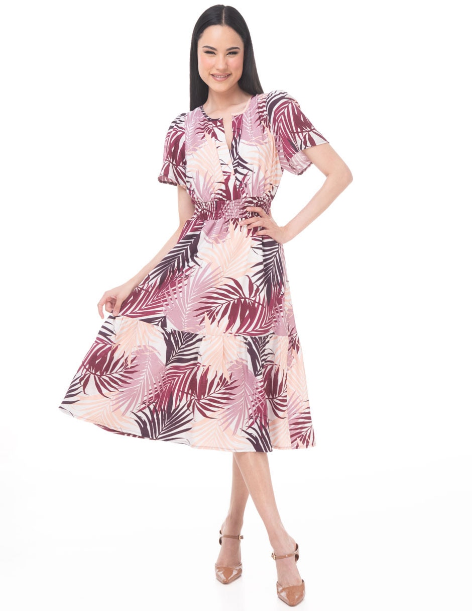 Vestido midi casual para mujer