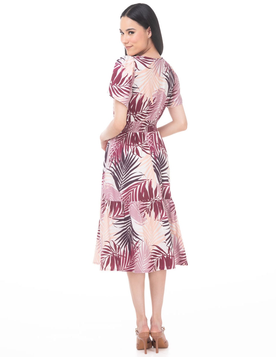 Vestido midi casual para mujer