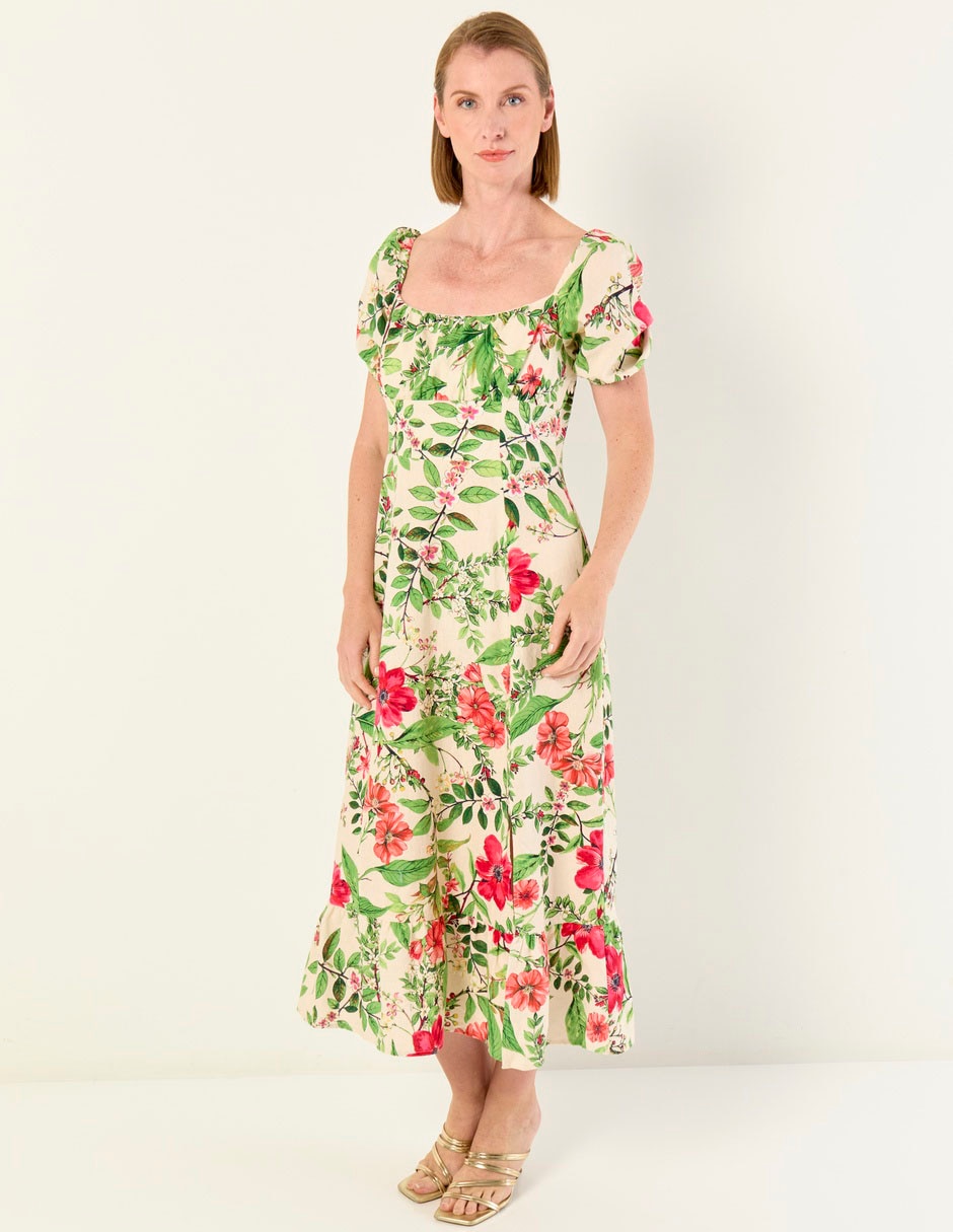 Vestido midi casual para mujer Vestido midi casual para mujer