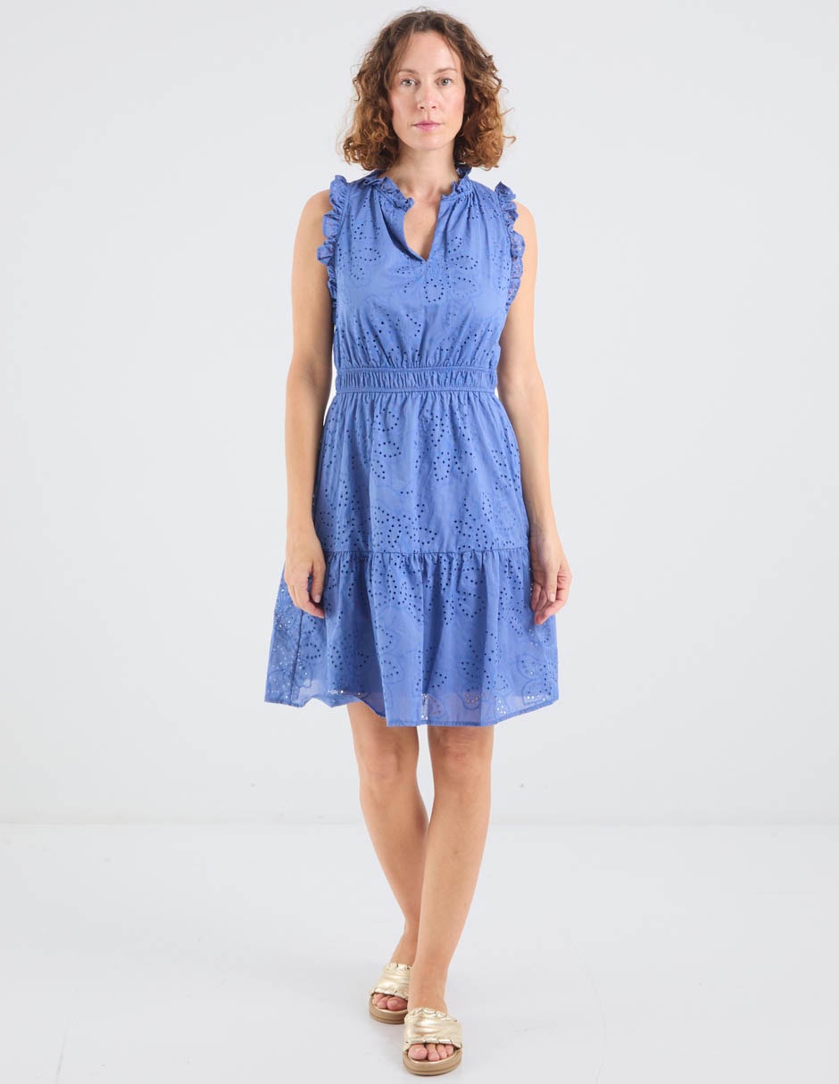 Vestido arriba rodilla casual para mujer 7