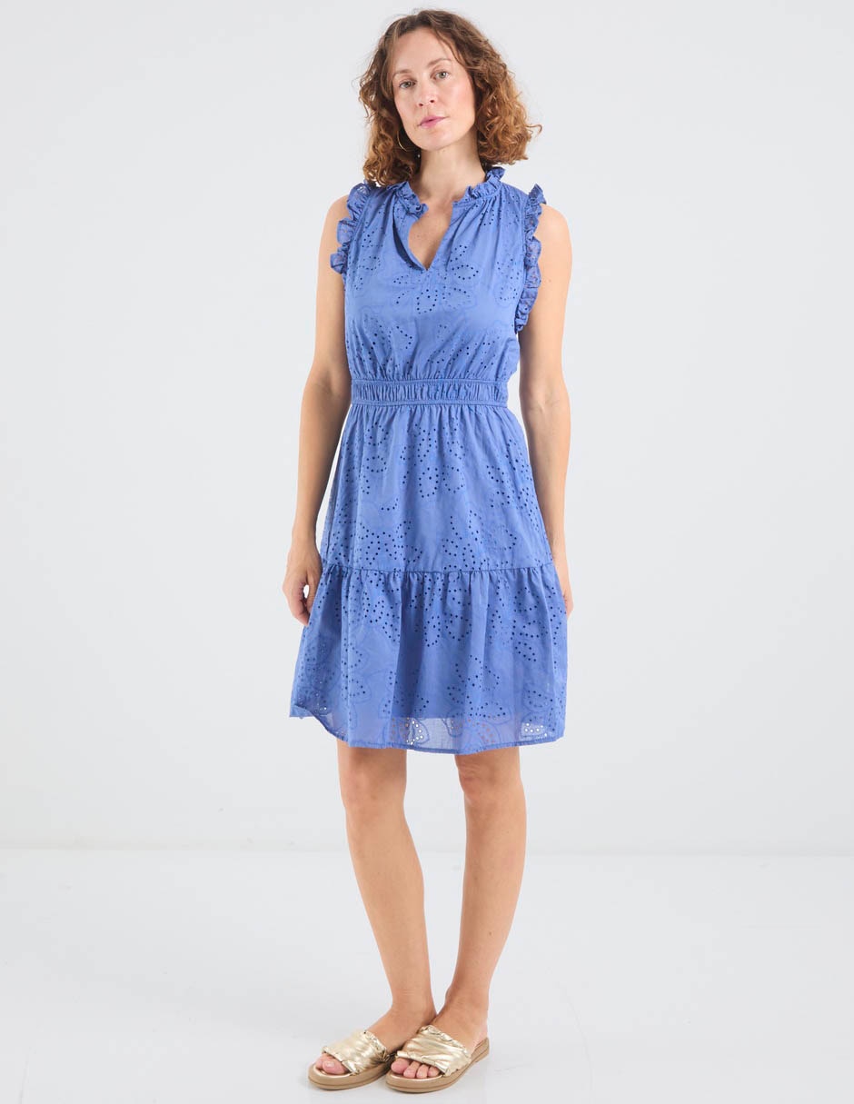 Vestido arriba rodilla casual para mujer 8