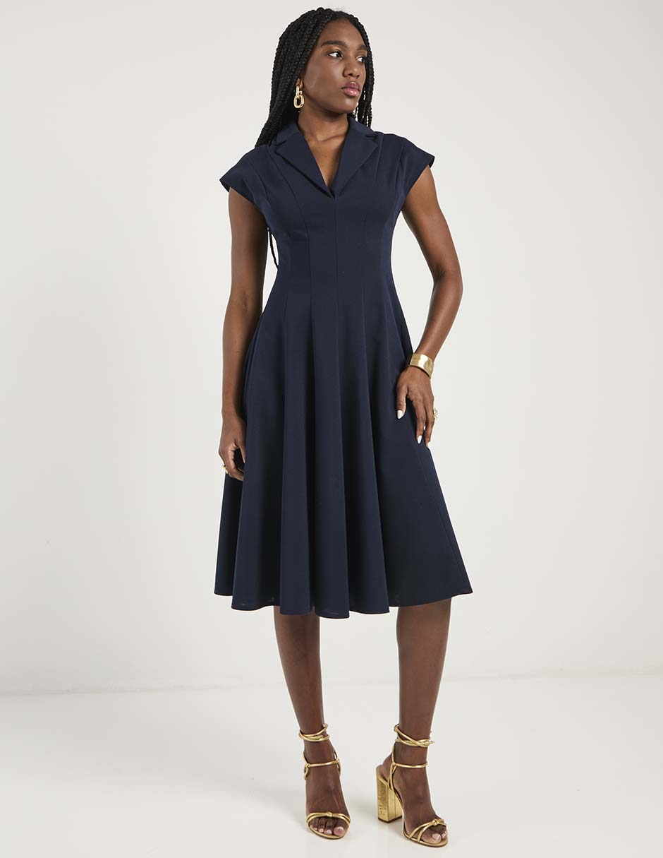 Vestido midi formal para mujer 8