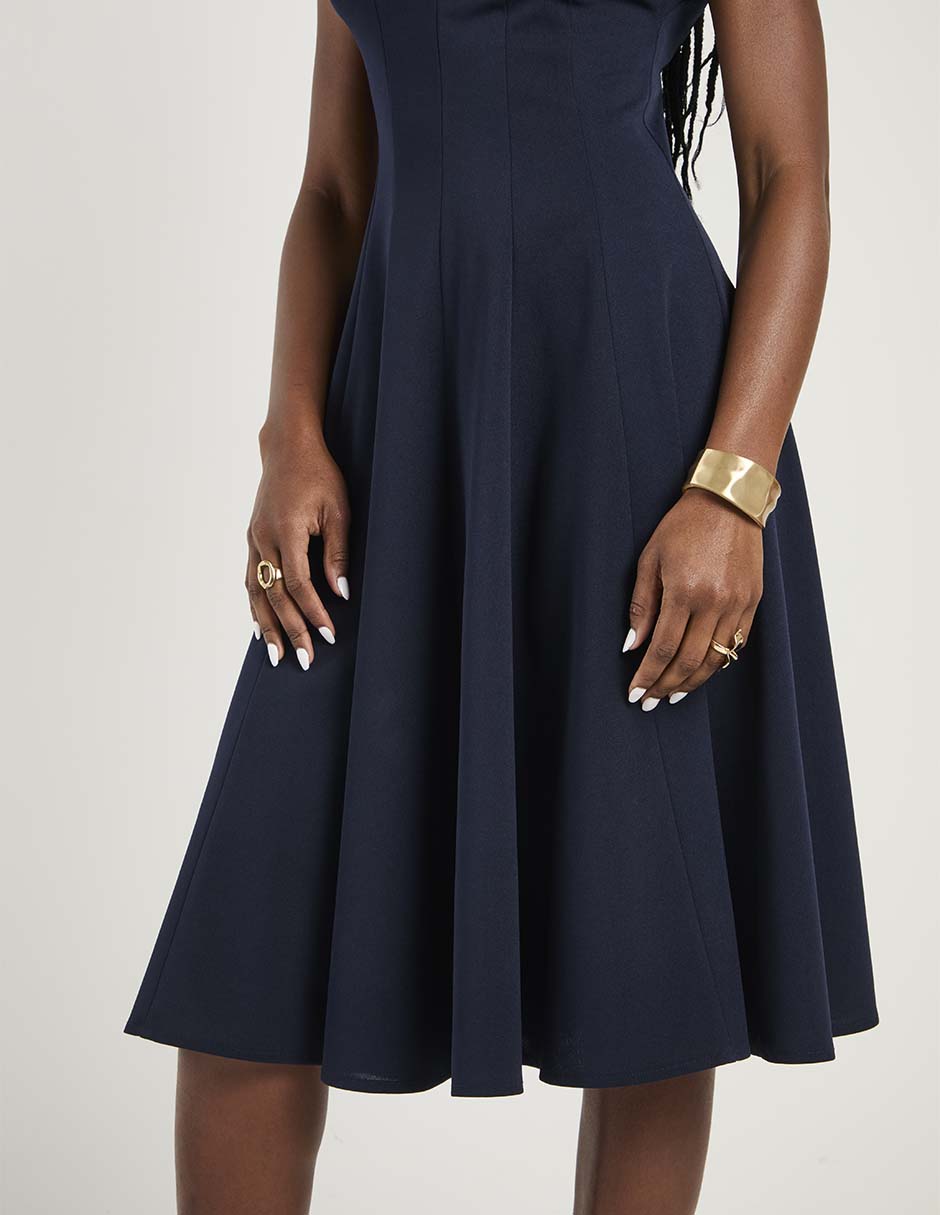 Vestido midi formal para mujer 10