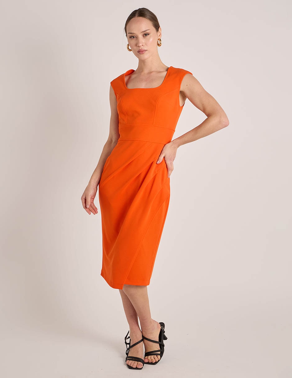 Vestido midi formal rue de la paix para mujer