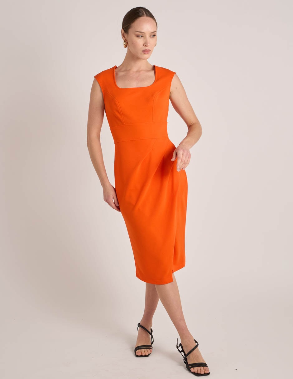 Vestido midi formal rue de la paix para mujer