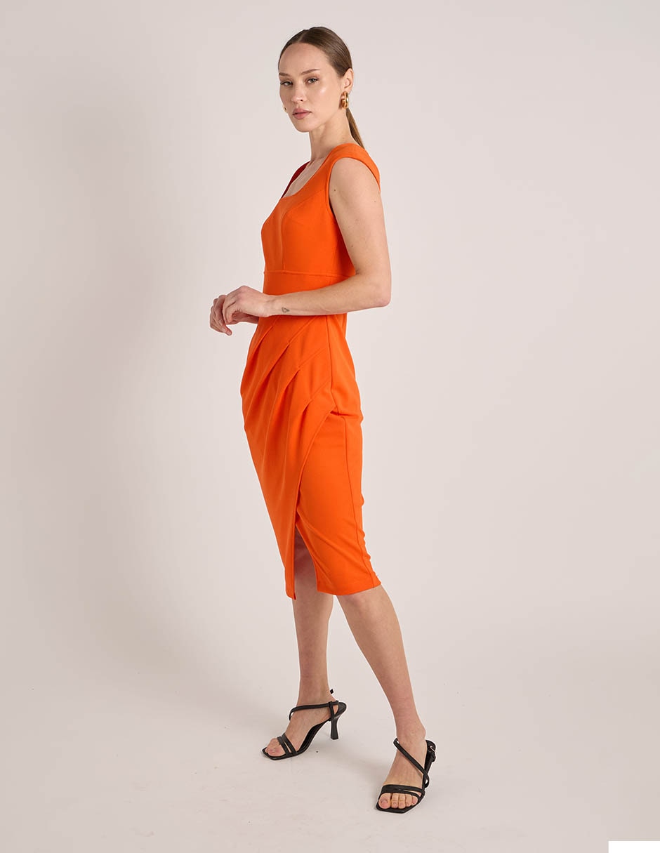 Vestido midi formal rue de la paix para mujer