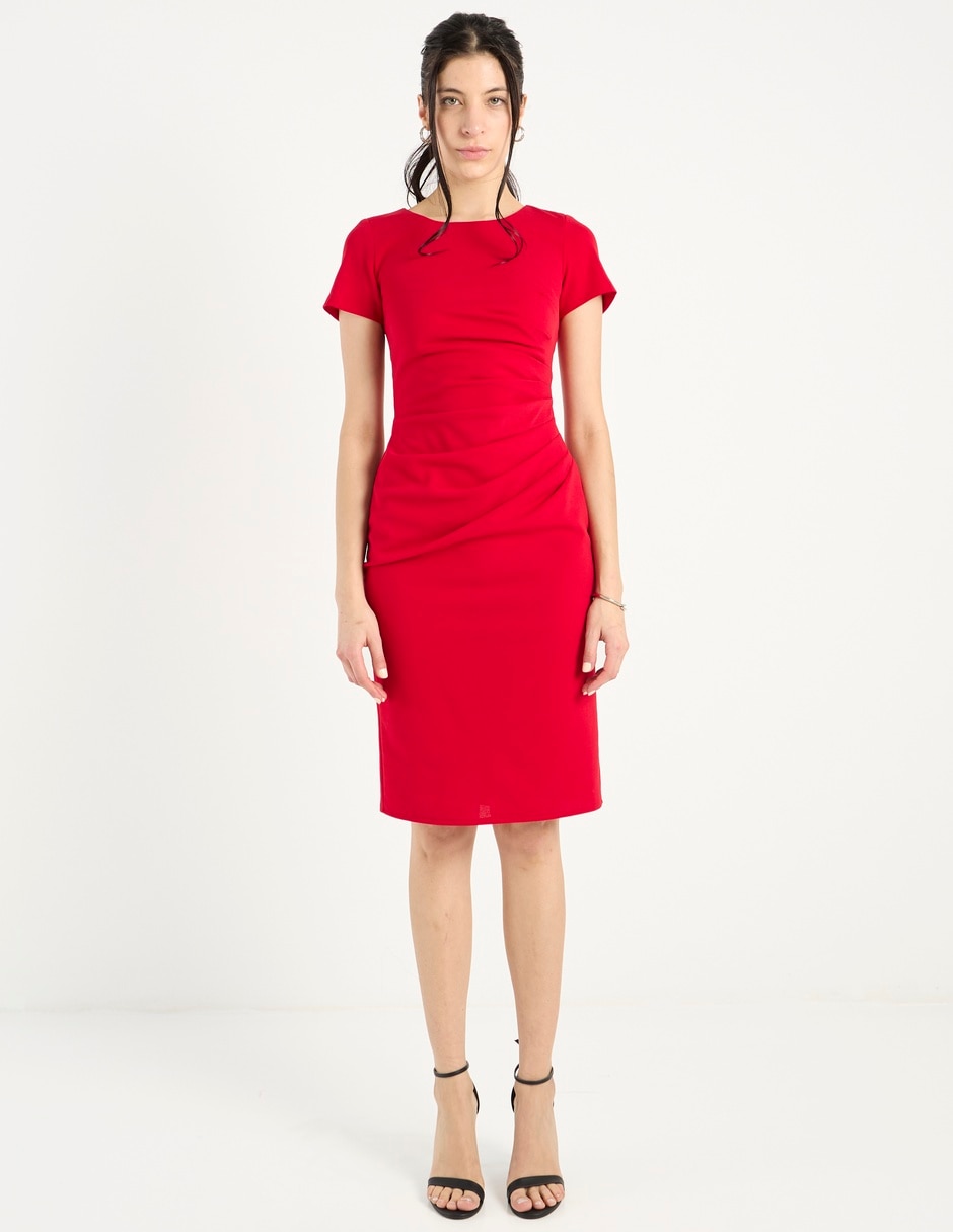 Vestido arriba rodilla formal para mujer 5