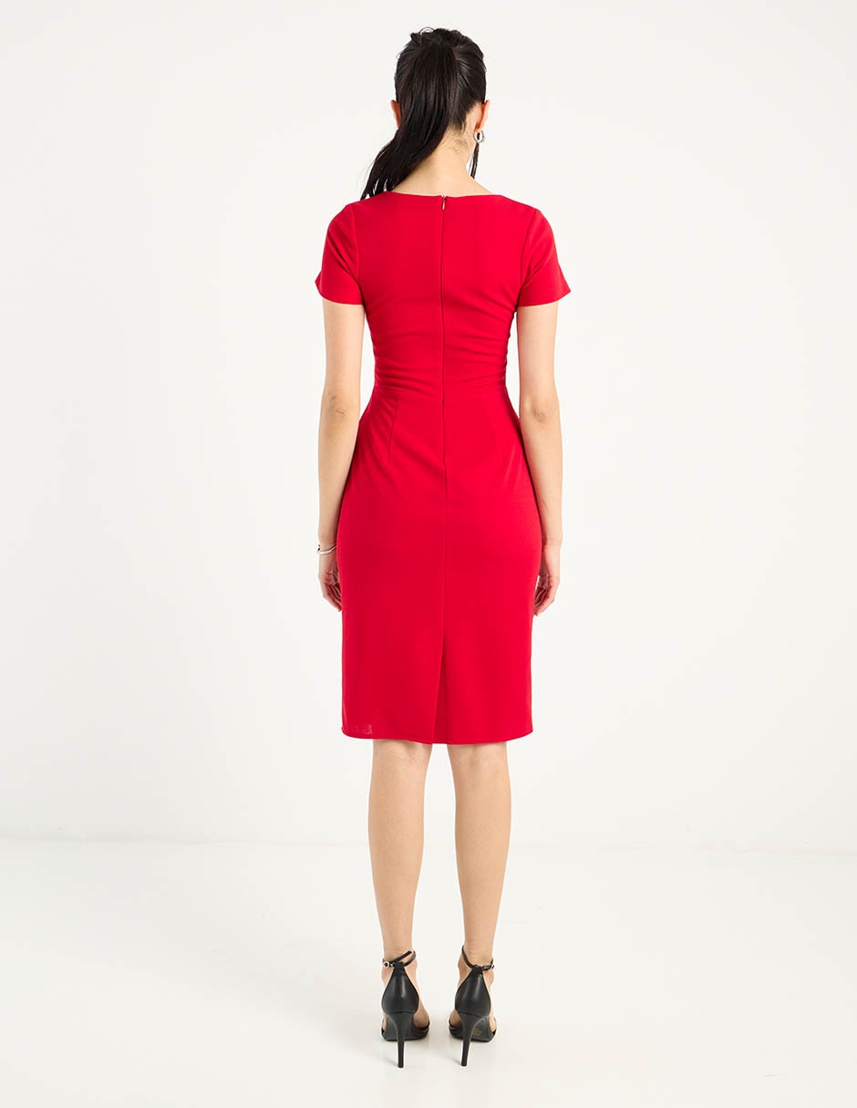 Vestido arriba rodilla formal para mujer 6