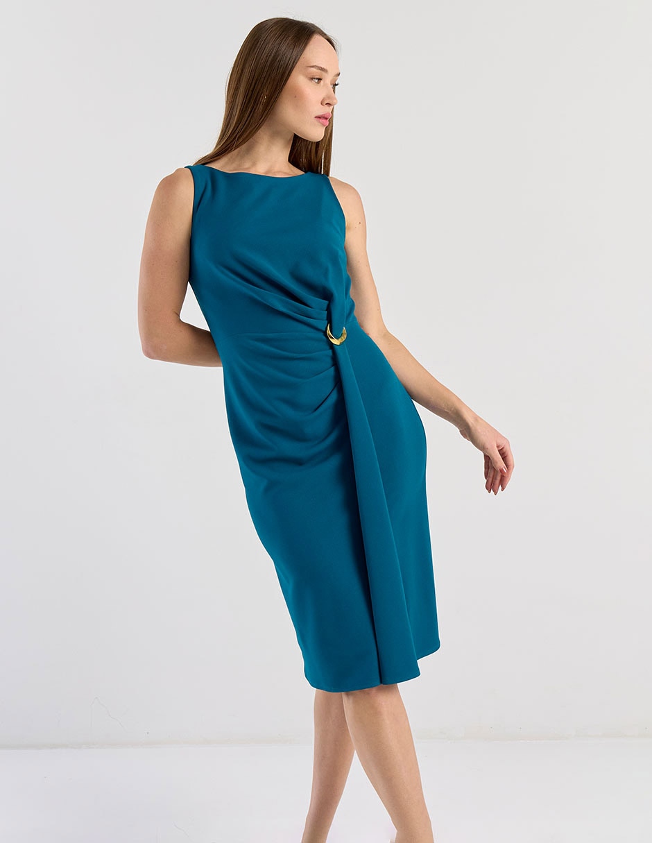 Vestido midi formal para mujer 8