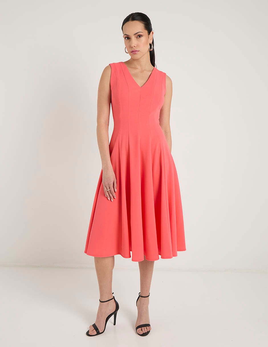 Vestido midi formal para mujer 7
