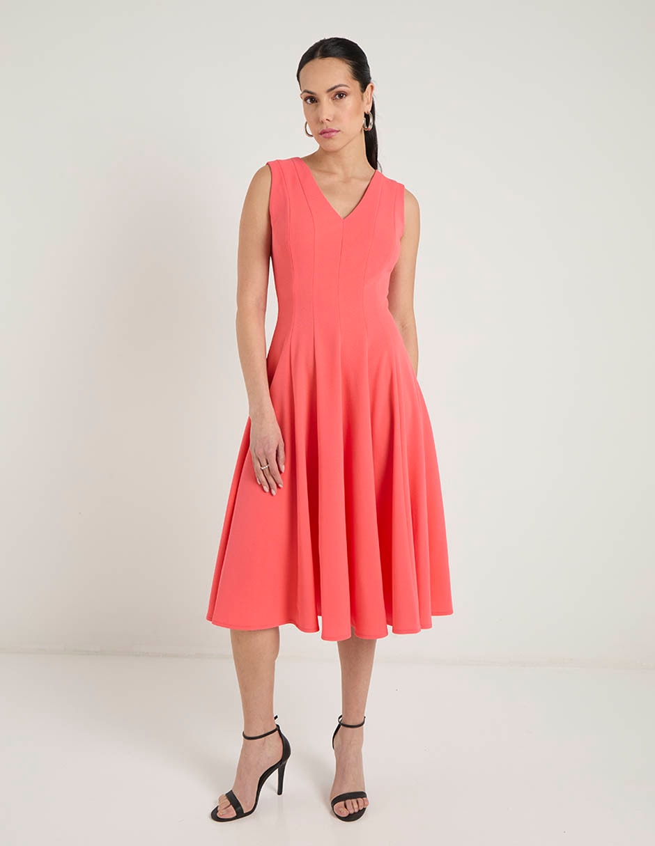 Vestido midi formal para mujer 8
