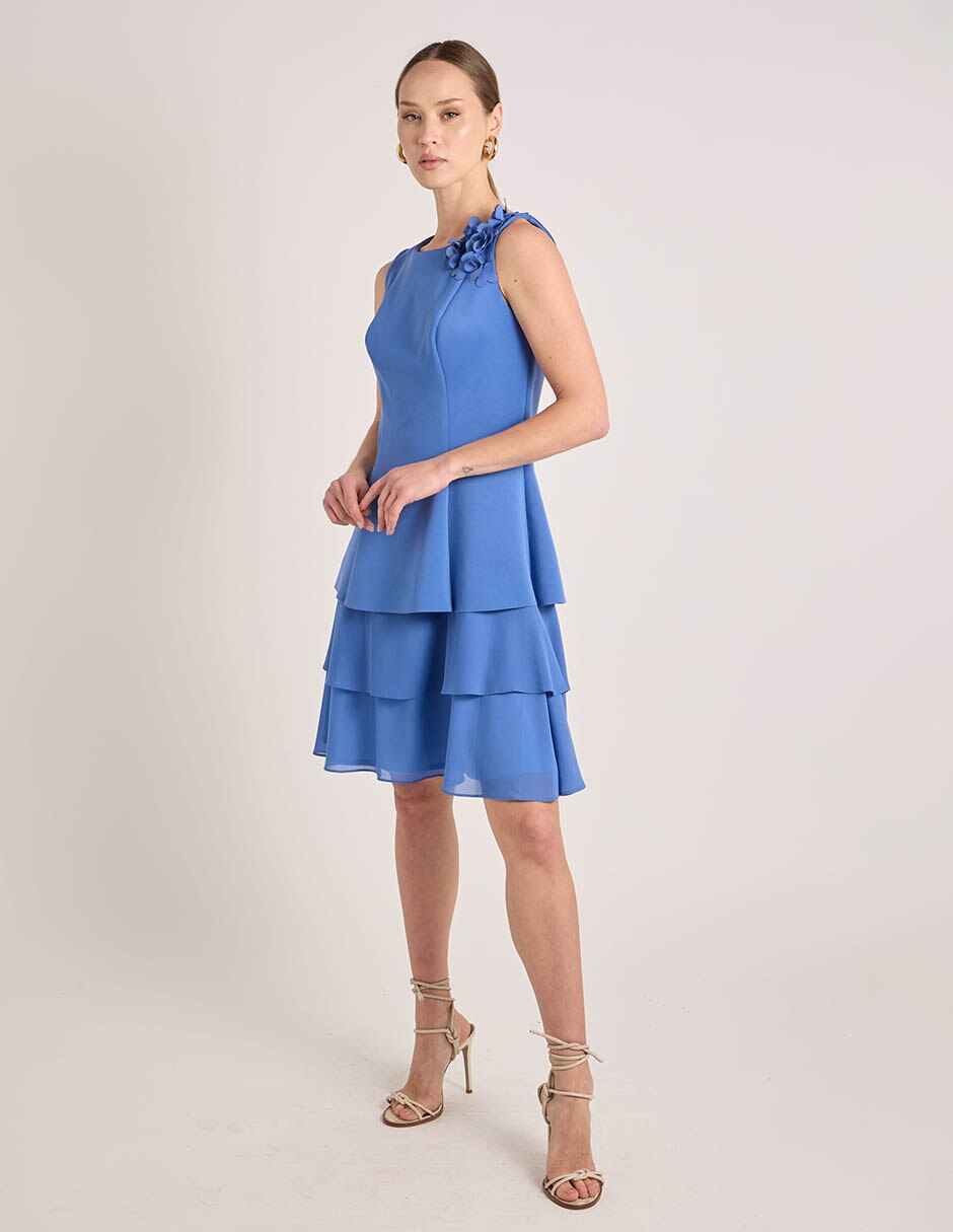 Vestido midi formal rue de la paix para mujer