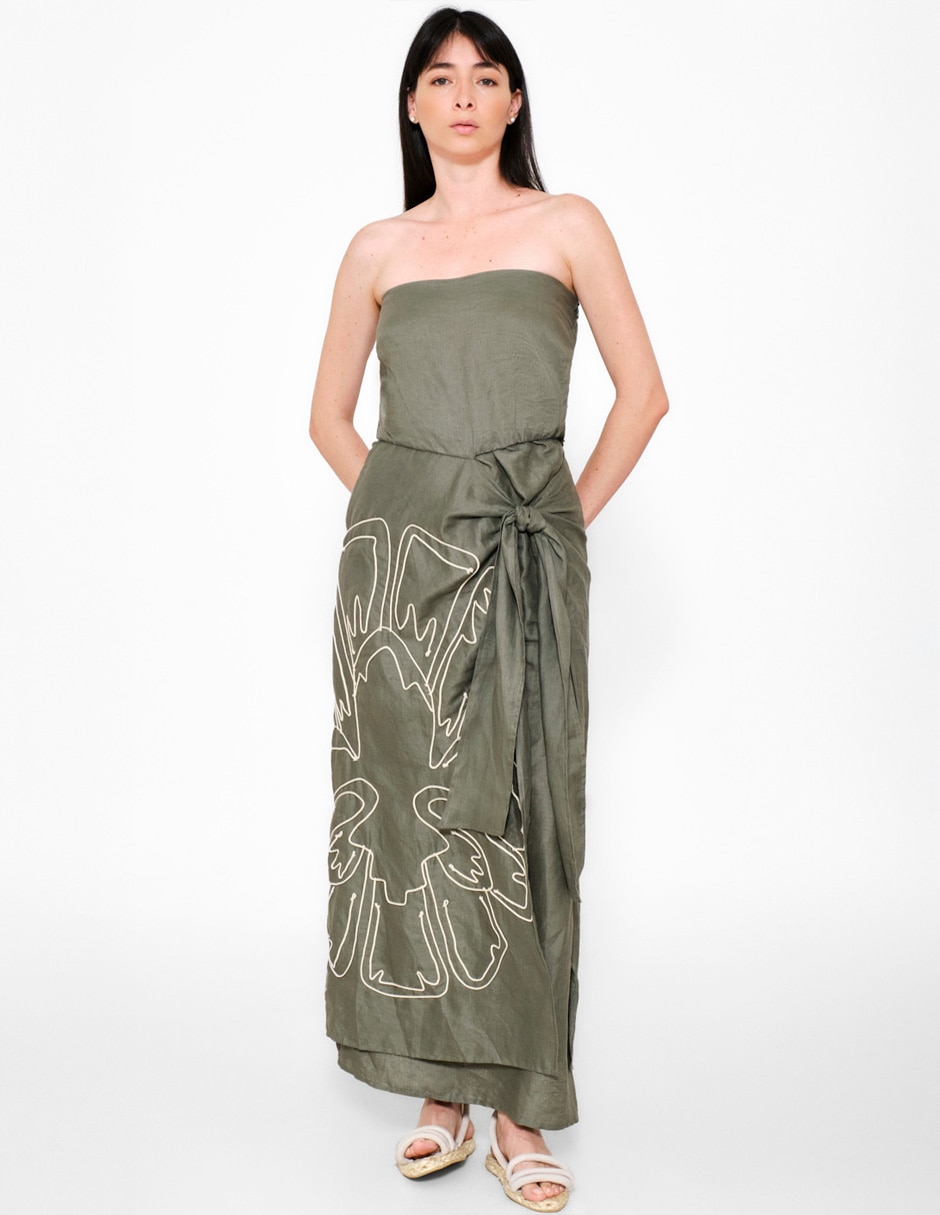 Vestido largo casual colección tuscan soul para mujer Vestido largo casual colección tuscan soul para mujer