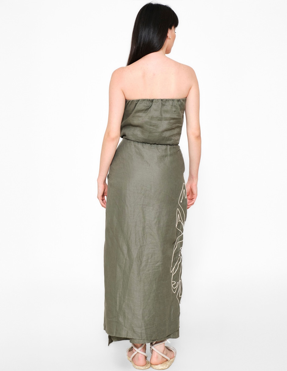 Vestido largo casual colección tuscan soul para mujer