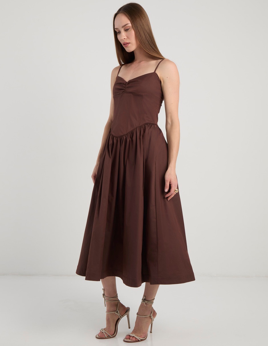 Vestido midi casual para mujer