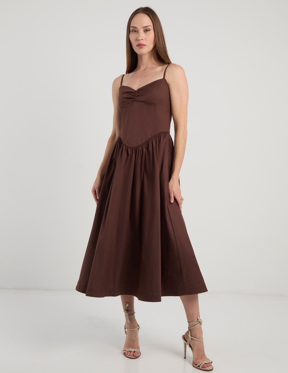 Vestido midi casual para mujer