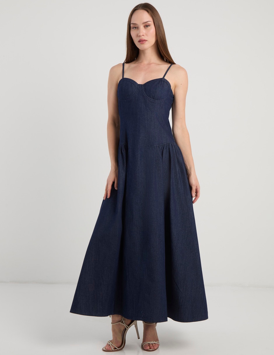 Vestido largo casual para mujer 2