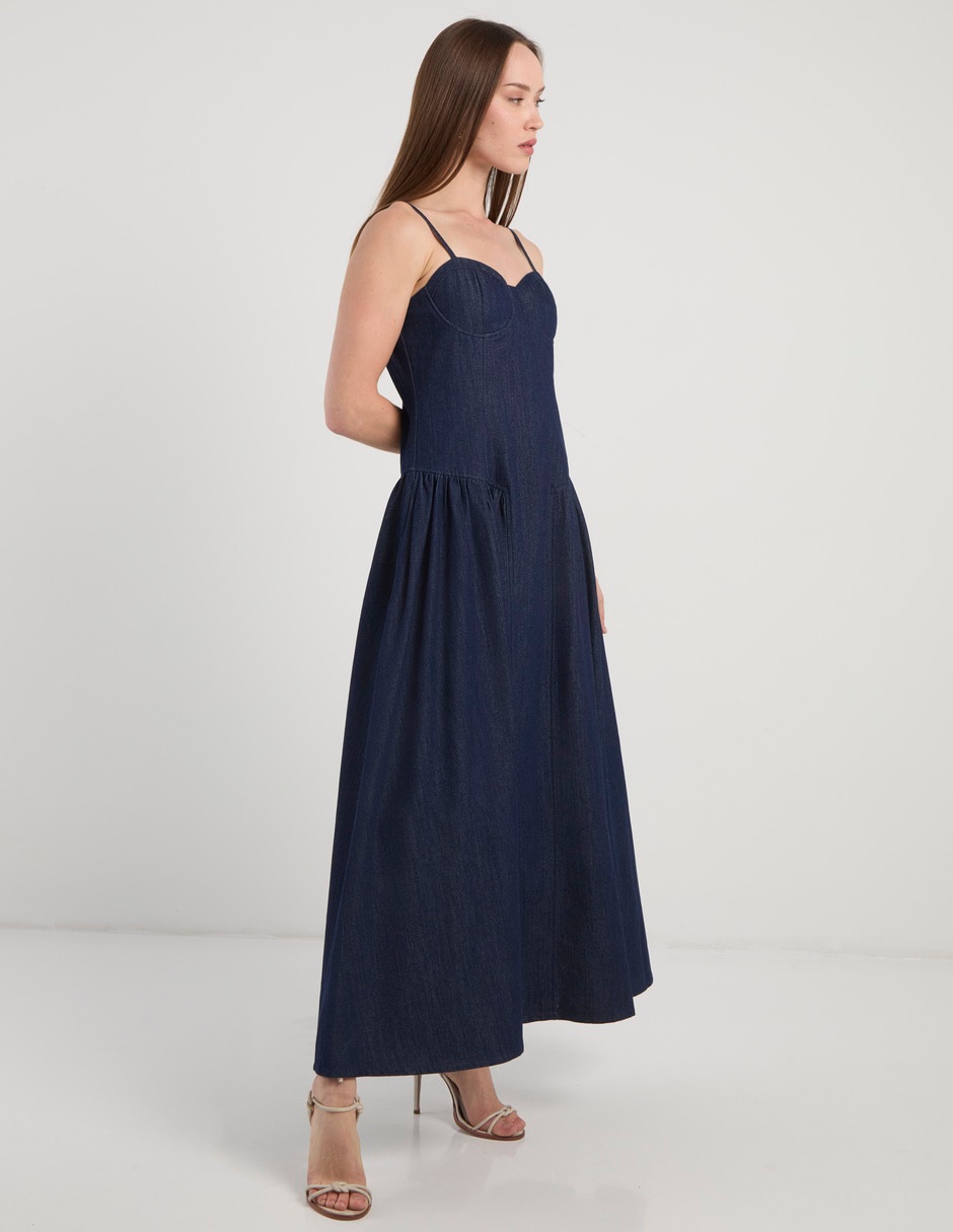 Vestido largo casual para mujer 3