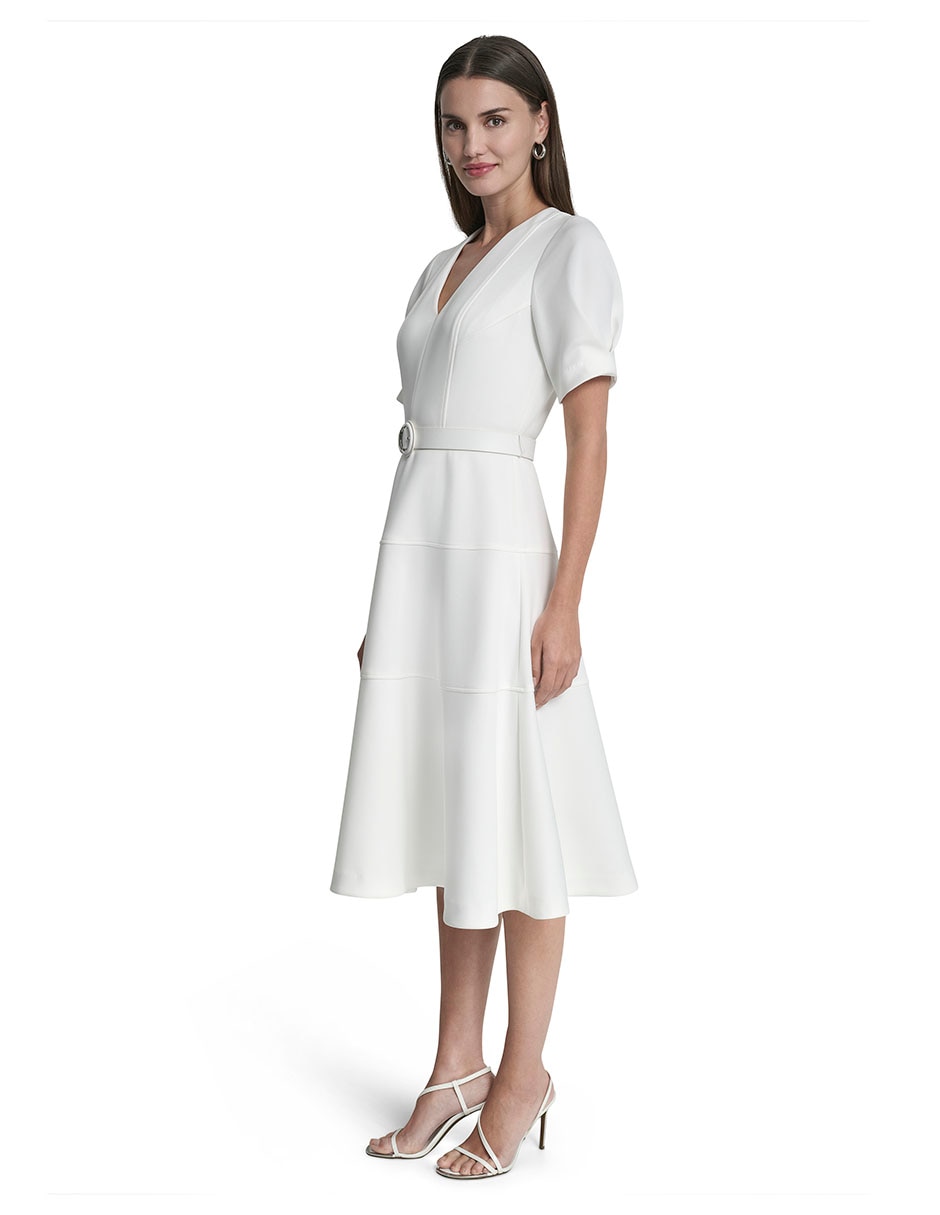 Vestido midi casual para mujer